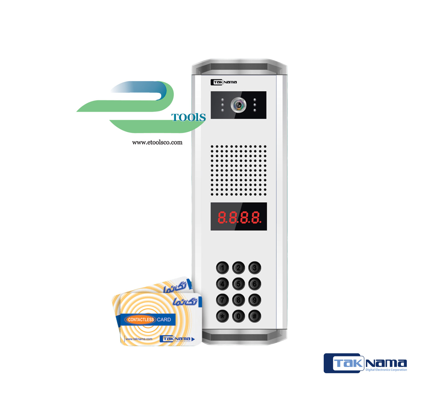 پنل کدینگ آیفون تصویری تک نما